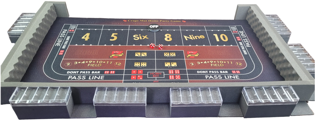 Portable light weight craps table
